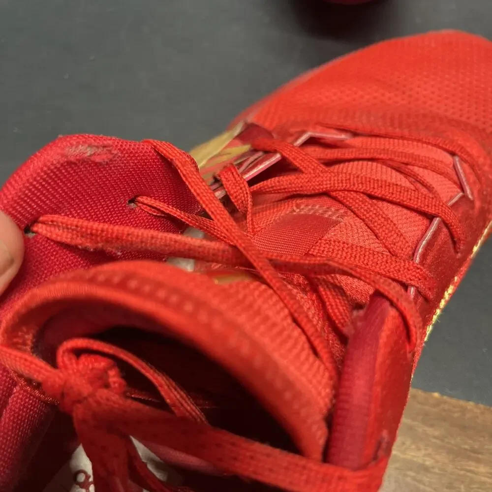 Adidas D.O.N. Issue 1 Iron Spider Marvel Red Gold Men's Size 13 EG0490 Spiderman
